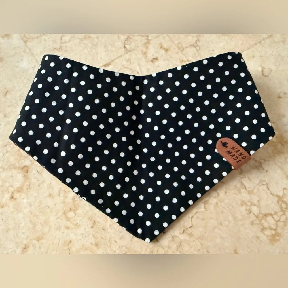 Sunflower Print Cat or Dog Bandana- Reversible!